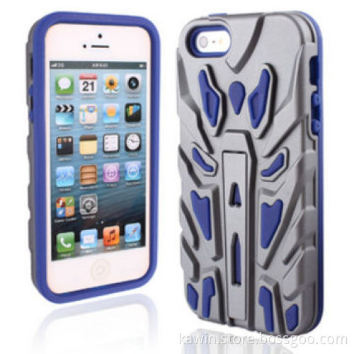 Transformer Combo PC Silicone Cellphone Cover, Suitable for Apple's iPhone 5G